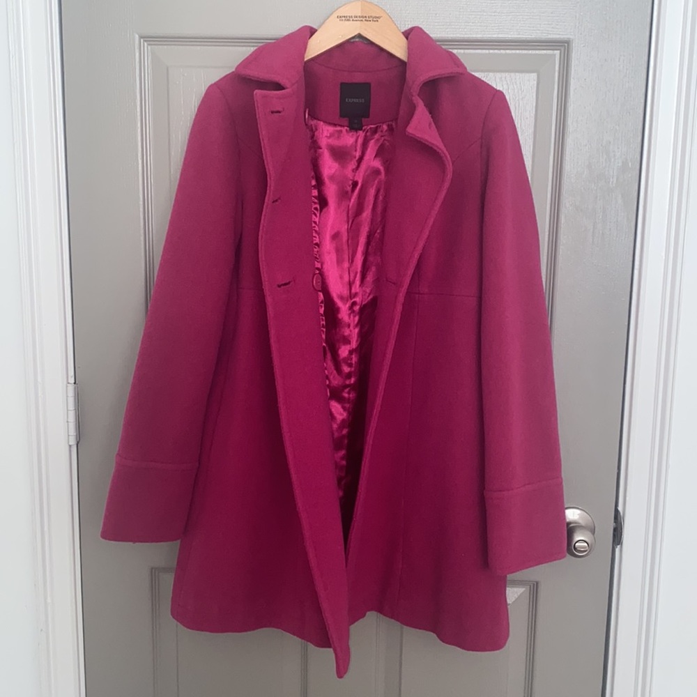 EXPRESS peacoat, women’s XS - Picture 6 of 9
